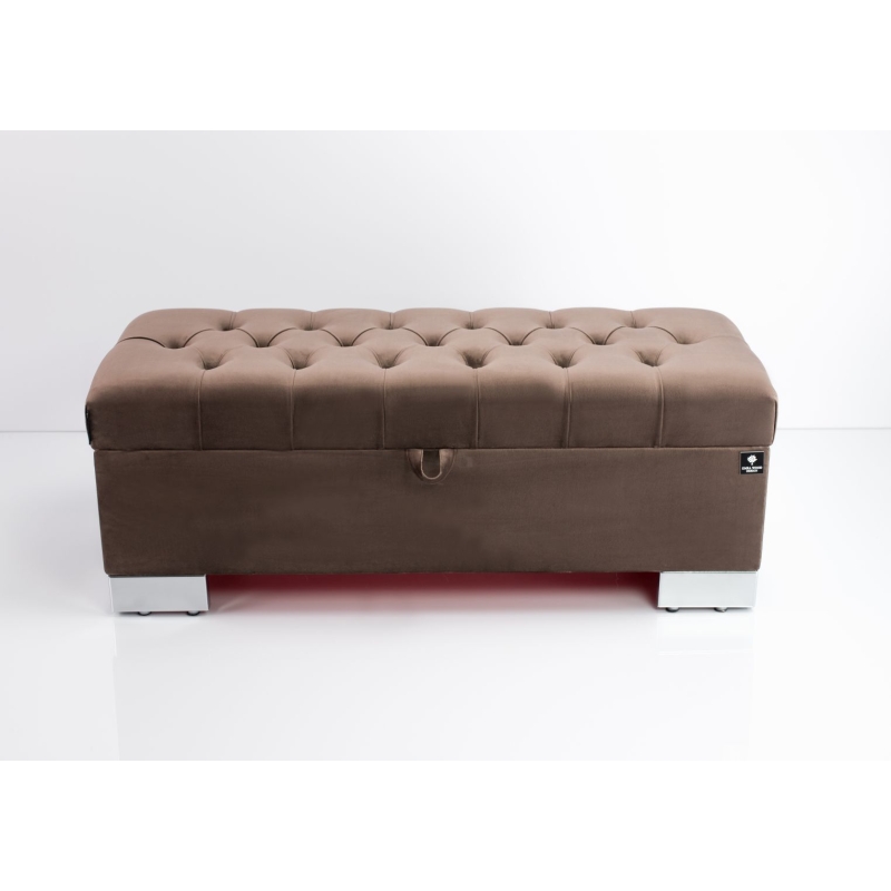 Tufted Storage Bench